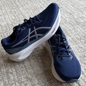ASICS Navy and White Men's Running Shoes